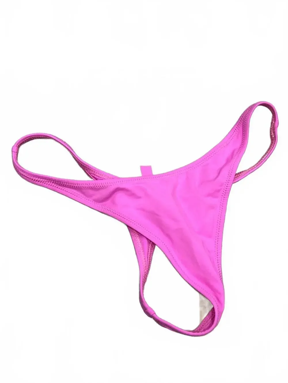 SKIMS SWIM THONG BIKINI BOTTOM IN neon Orchid